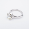 Diamond Engagement Ring 14k White Gold GIA VS2 Solitaire 3ct Size 6.5, view 8