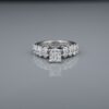 Diamond Engagement Ring 18k White Gold Platinum 2 ctw Size 6.75 GIA G VS2, view 6