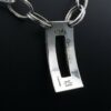 Valentin A Sterling Silver Inlay Pendant Necklace Carico Turquoise 20" Z, view 4