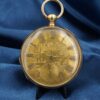 Solid 18k Gold Enamel John E Hyde & Sons Pocket Watch 1850 13j London 51mm, view 1