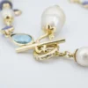 Sonja Picard Custom Mixed Gem Necklace 18k Yellow Gold w/ Drawing 19", view 6