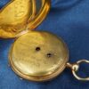 Solid 18k Gold Enamel John E Hyde & Sons Pocket Watch 1850 13j London 51mm, view 4