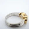 Vintage Diamond 3-Stone Engagement Ring Platinum 18k Gold 2.5ctw Size 8, view 7