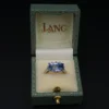 Antique Cut No Heat Ceylon Sapphire Diamond Ring 5.6ct Size 5.5 Lang, view 3