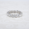 Harry Winston Diamond Eternity Band Ring Platinum 4 carat Size 7 4mm, view 1