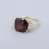Rare Burma Red Spinel Diamond Ring 4.5ct GIA Cocktail Sz 6.25 18k Gold, view 1