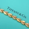 Tiffany & Co. Vine East West Pendant 18k Rose Gold Diamonds Box, view 1