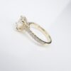 Diamond Hidden Halo Engagement Ring Size 6.5 2.25ctw RBC 14k Yellow Gold, view 7