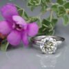 Diamond Engagement Ring 14k White Gold GIA VS2 Solitaire 3ct Size 6.5, view 3