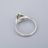 GIA Natural Fancy Intense Yellow Diamond Platinum Halo Ring 1ctw Size 7.5, view 7