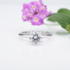 Tiffany & Co Diamond Engagement Ring Platinum 1.34ct H VVS2 Size 8.25, view 4