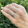 Tiffany & Co Diamond Engagement Ring Platinum 1.34ct H VVS2 Size 8.25, view 3