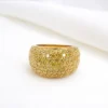 Pave Natural Yellow Diamond Ring 18k Yellow Gold 2.5ctw Size 7 GIA, view 1