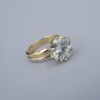 Diamond Engagement Ring 3.34 carat Round 18k Gold Solitaire GIA Cert, view 3