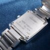Cartier Tank 18k White Gold Diamond Watch 6" 20mm Quartz 2403, view 5