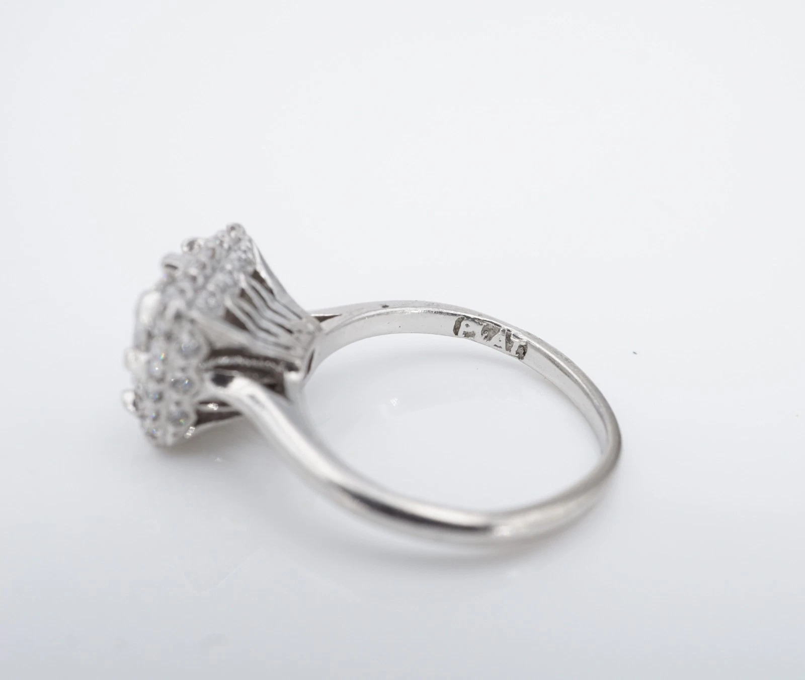 Tacori 1.5ct Radiant Diamond Halo Engagement Ring EGL G SI1 Platinum Sz 5, view 5