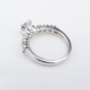 Platinum Diamond Engagement Ring Bridal Set E VS1 2.75 ct Size 7 AGS Cert, view 9