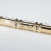 Vintage 18k Diamond Pearl Bar Pin Brooch Yellow Gold 1/2 carat 2", view 5