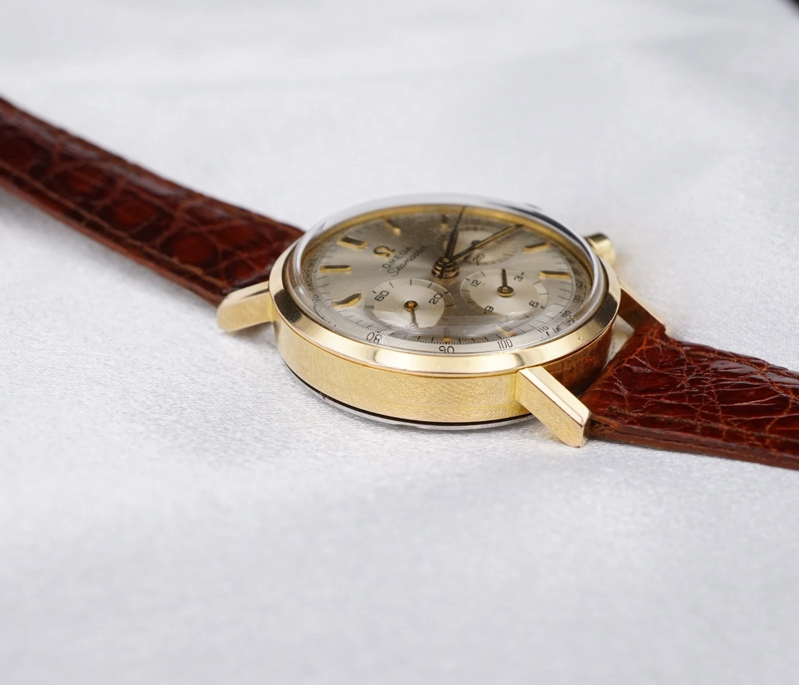 1966 Omega Seamaster Chronograph 105.005-65 Cal 321 Vintage 35mm Serviced, view 9