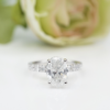 2ctw Diamond Engagement Ring Oval 14k Gold 4.5 Solitaire D SI1 GIA, view 1