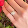 Tacori 1.5ct Radiant Diamond Halo Engagement Ring EGL G SI1 Platinum Sz 5, view 9