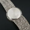 Vtg Chopard 18k Gold Black Opal Diamond Bezel Woven Cocktail Watch 27mm, view 7