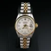 Ladies Rolex Diamond MOP 69173 SS 18k 1985 26mm Jubilee Warranty Watch, view 2