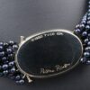 Rare 18k 1980 Paloma Picasso 7ct Black Opal Torsade Necklace Tiffany Co, view 6