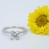 Diamond Engagement Ring 14k White Gold GIA VS1 Solitaire 1.3ct Size 6, view 5