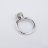 Diamond Engagement Ring 14k White Gold GIA VS2 Solitaire 3ct Size 6.5, view 9