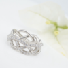 David Yurman Diamond Eternity Band Ring Platinum Size 5 7.3mm Wisteria, view 1