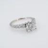 14k Classic 2.4 ctw Diamond Engagement White Gold Ring GIA Size 5, view 5