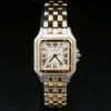 Vintage Cartier Panthere Medium Two Row Ladies Watch 18k 27mm 7", view 1
