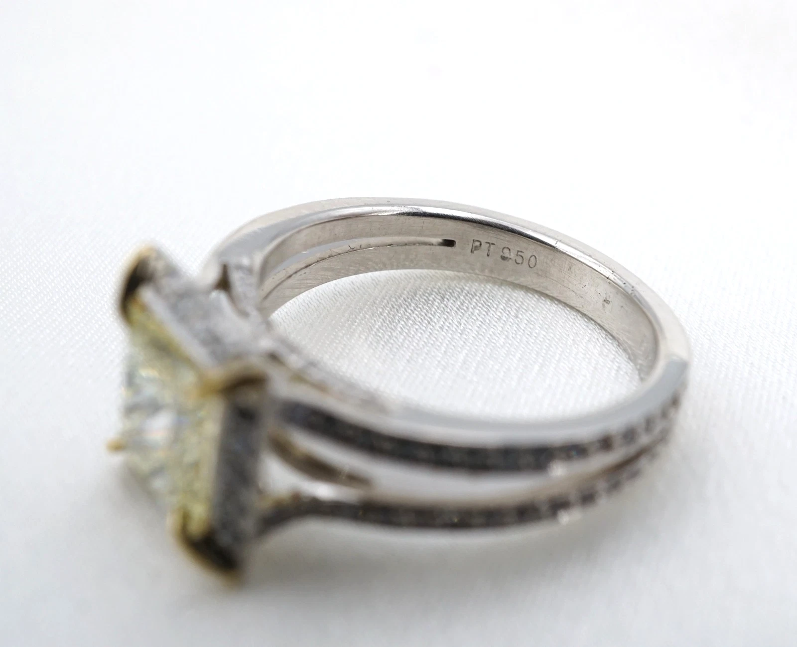 FiKai Platinum 1.2ct Diamond Engagement Ring VS1 18k Gold Sz 6 GIA, view 9