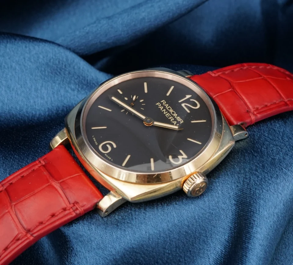Panerai Radiomir 1940 Oro Rosso PAM00513 18K Rose Gold 42mm Manual Watch W1355