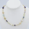 Sonja Picard Custom Mixed Gem Necklace 18k Yellow Gold w/ Drawing 19", view 1