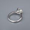 Diamond Engagement Ring 14k White Gold GIA VS2 Solitaire 3ct Size 6.5, view 6