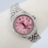 Ladies Rolex Date 6916 Diamond Bezel 18k Gold SS Warranty 26mm 6.25", view 1