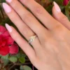 Diamond Engagement Ring Platinum GIA VS2 Solitaire 1.61ct Size 5.5, view 2