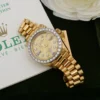 1980 Ladies Rolex President 18k Diamond Bezel 26mm 6917 Box Papers, view 1