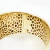 Roberto Coin Giraffe Bracelet Diamond Tigers Eye Inlay 18k Gold 6.5" 93g, view 7