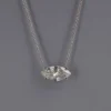 14k Natural Diamond Pendant Necklace Solitaire 1.5ct Marquise Cut 16"-18", view 5