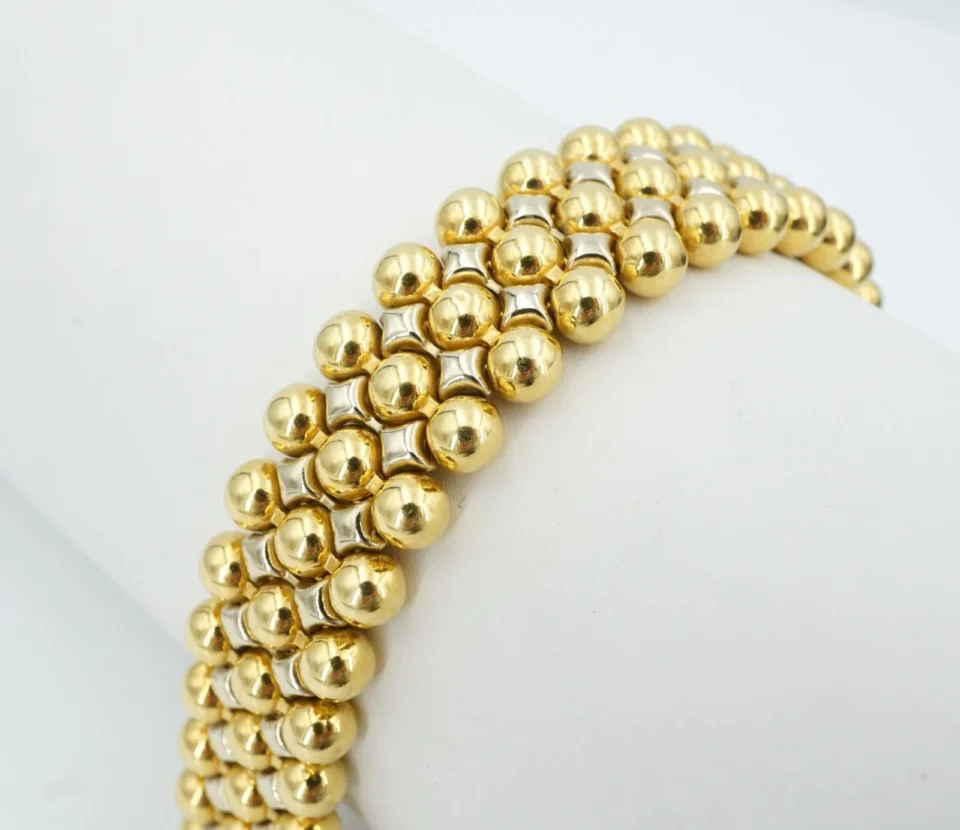 Chimento Reversible Fancy Link Bracelet, 18k Yellow Gold, 18mm