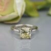 GIA Fancy Yellow Diamond Engagement Ring 18k Gold 2.3 carat Size 7 New, view 1