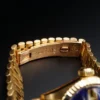 1981 Ladies Rolex President 18k Yellow Gold 26mm 6917 Lapis Dial Warranty, view 5