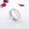 Platinum 5 ct Baguette Cut Diamond Eternity Band Ring Size 6 Anniversary, view 6