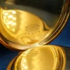 1880s 18k Yellow Gold Patek Philippe Co Pocket Watch MW Shaw Tx Dbl Hunter, view 7