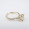 Diamond Hidden Halo Engagement Ring Size 6.5 2.25ctw RBC 14k Yellow Gold, view 5