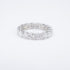 Harry Winston Diamond Eternity Band Ring Platinum 4 carat Size 7 4mm, view 7