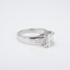 French Diamond Engagement Ring Platinum 1.9ct Emerald Size 6.25 G VS1 HRD, view 6